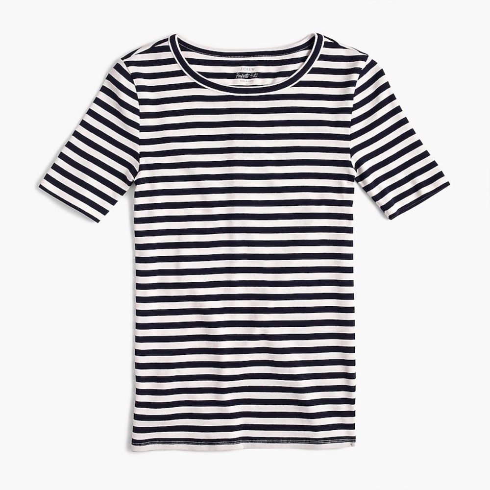 Slim perfect T-shirt in stripe